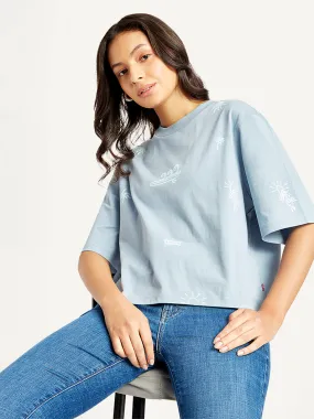 Women's Printed Sporty Fit T-Shirt