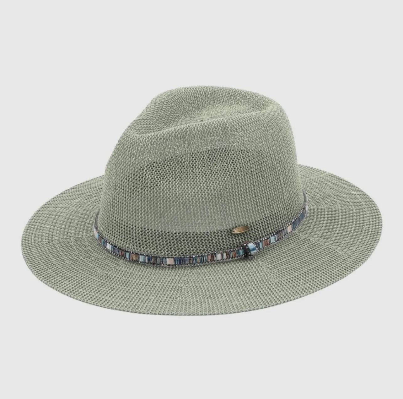 Woven Panama Beaded Hats